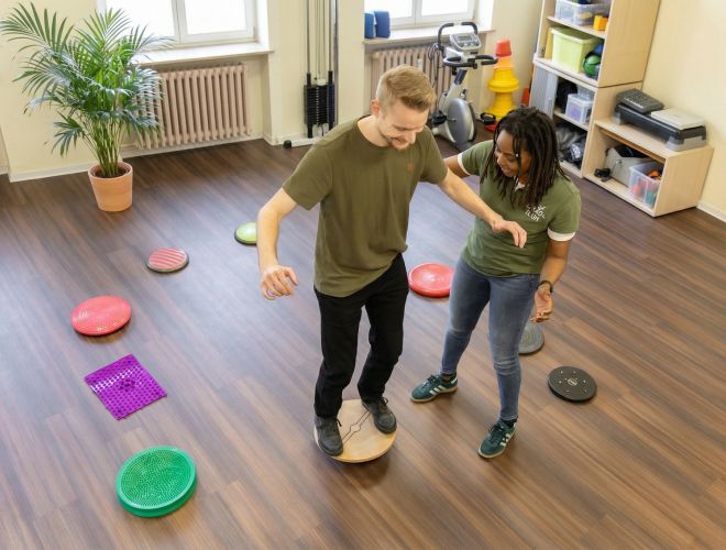 Sensomotorisch-perzeptive Behandlung (SPB) bei Ergotherapie Reblin