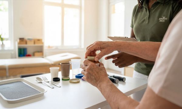 ADL-Training bei Ergotherapie Reblin