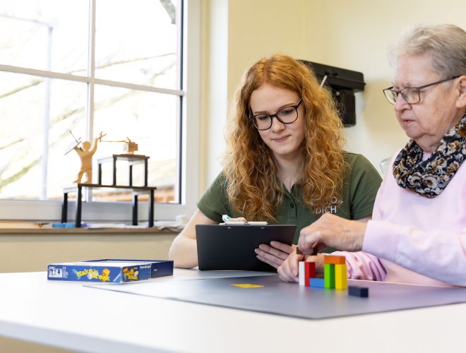Motorisch-funktionelle Behandlung (MFB) bei Ergotherapie Reblin