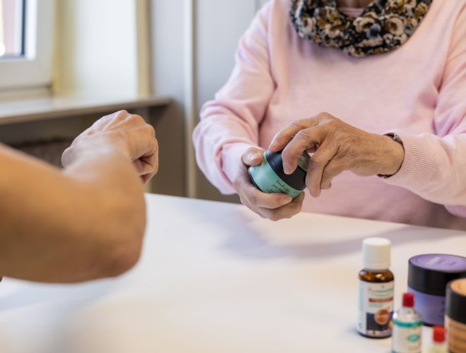 ADL-Training bei Ergotherapie Reblin