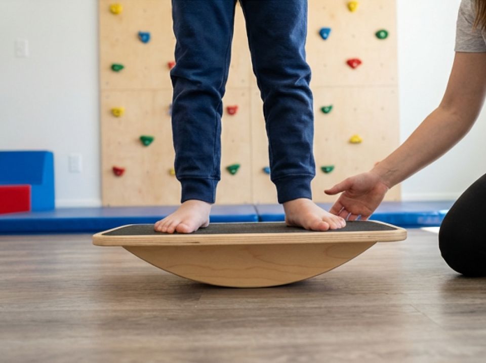 Gleichgewichtstraining und Körperwahrnehmung in der Pädiatrie